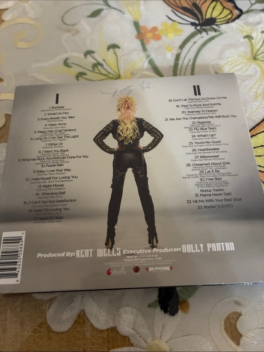 Dolly Parton 'Rockstar' CD Album - Blonde with Multi-Color Highlights - Picture 2 of 5